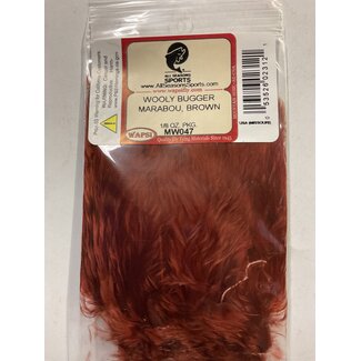 Wapsi WOOLY BUGGER MARABOU, BROWN (MW047)