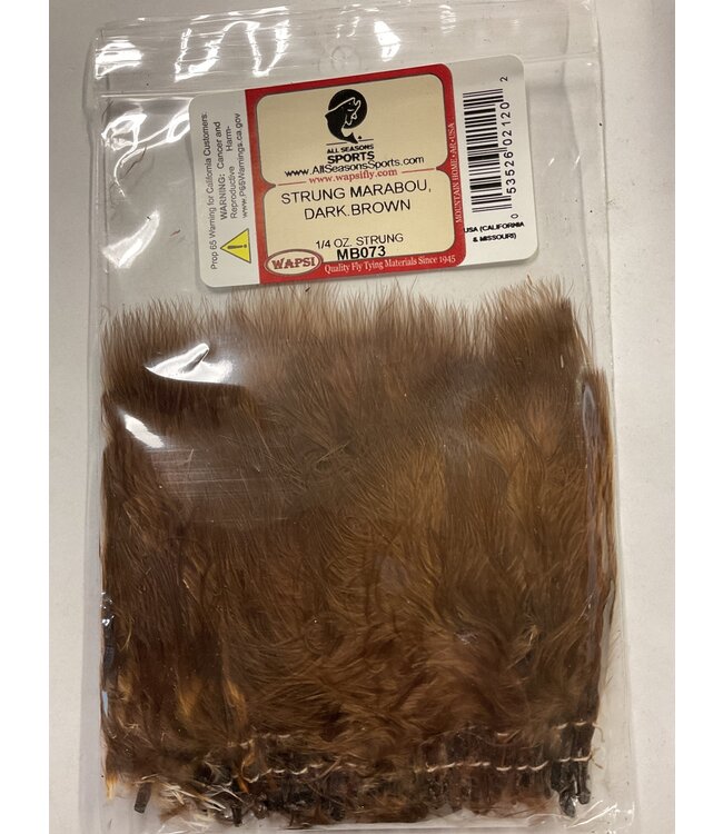 Wapsi STRUNG MARABOU, DARK BROWN (MB073)