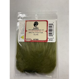 Wapsi (AF089) ARCTIC FOX FUR, OLIVE