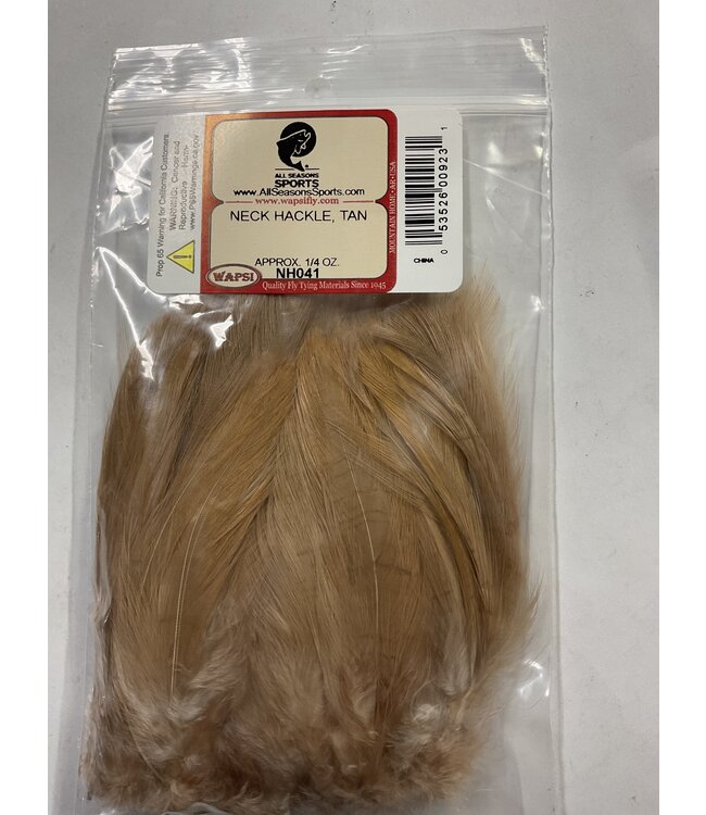 Wapsi NECK HACKLE STRUNG, TAN  NH041