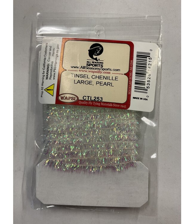 Wapsi (CTL253) TINSEL CHENILLE LARGE, PEARL