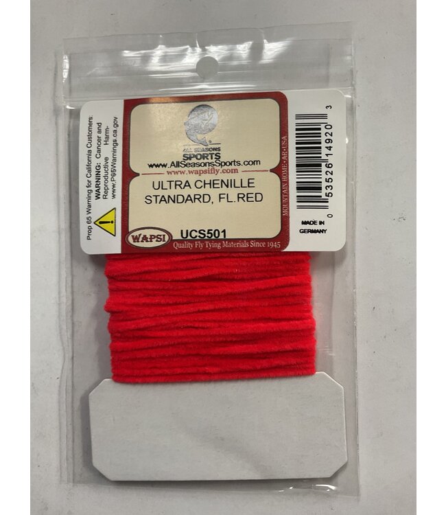 Wapsi ULTRA CHENILLE STANDARD, FL.RED  UCS501