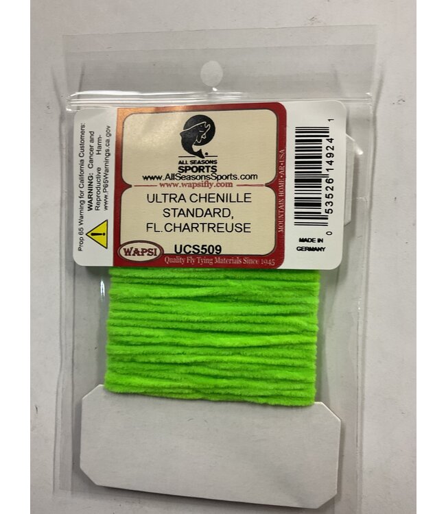 Wapsi ULTRA CHENILLE STANDARD, FL.CHARTREUSE  UCS509