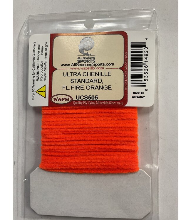 Wapsi ULTRA CHENILLE STANDARD, FL.FIRE.ORANGE UCS505