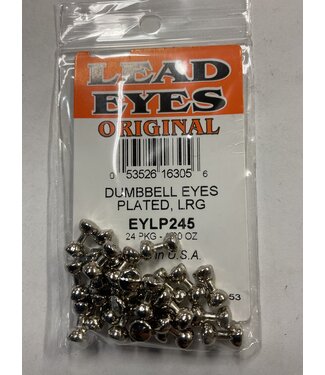 Wapsi DUMBBELL EYES PLATED LARGE 24/PKG. (EYLP245)
