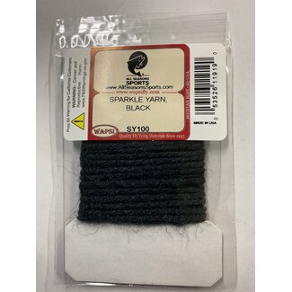 Wapsi SPARKLE YARN, BLACK (SY100)