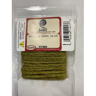 Wapsi SPARKLE YARN, OLIVE SY089