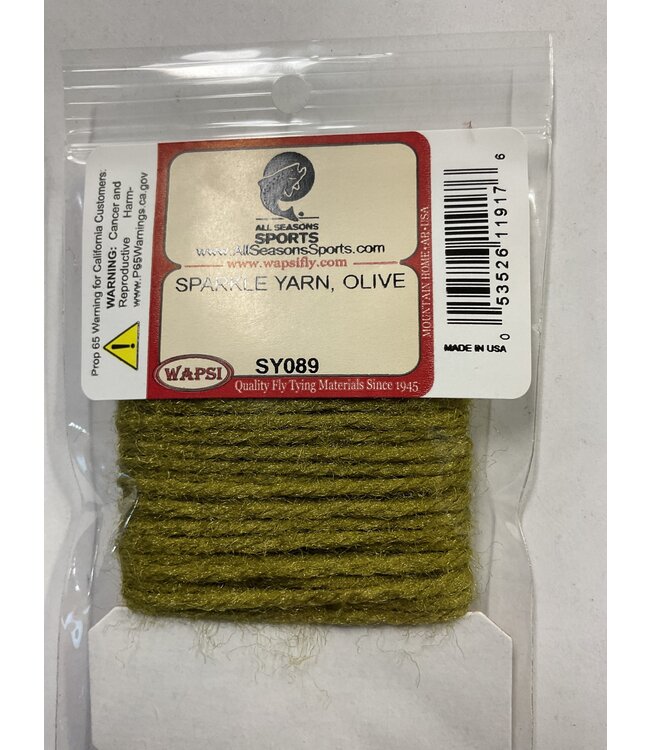 Wapsi SPARKLE YARN, OLIVE SY089