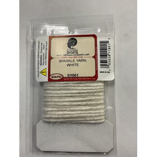 Wapsi SPARKLE YARN, WHITE SY001