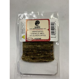 Wapsi VARIEGATED CHENILLE MED, DK. OLIVE/COFFEE (VG2346)