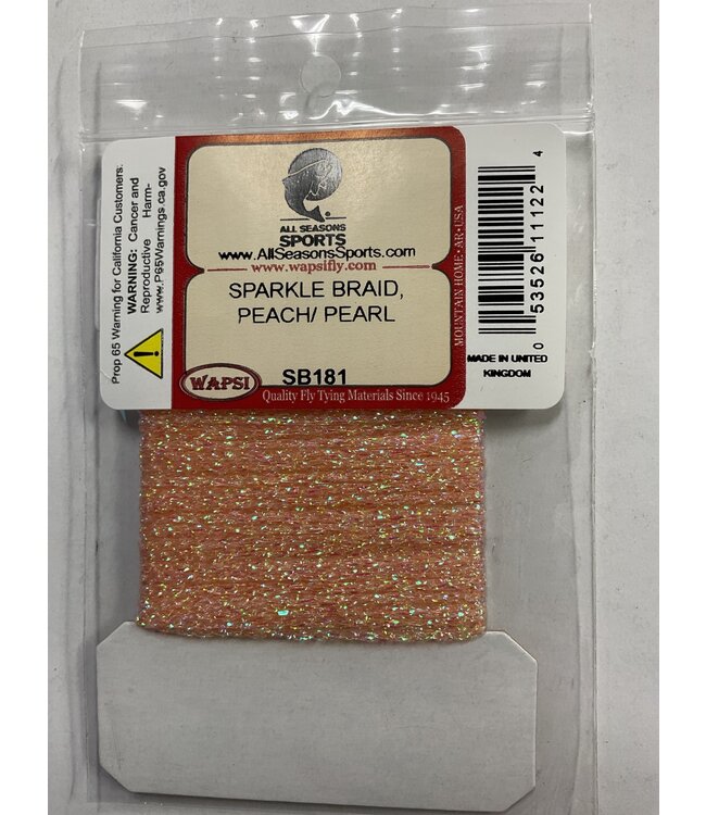 Wapsi SPARKLE BRAID, PEACH/ PEARL SB181