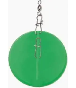 LUHR-JENSEN SZ-3 DIPSY DIVER 4-7/8" KELLY GREEN /WHITE BOTTOM, MAGNUM