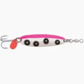 LUHR-JENSEN KROCODILE SPOON 3/8OZ FLUORESCENT PINK/CHARTREUSE UV