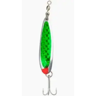 Luhr-Jensen LUHR-JENSEN KROCODILE SPOON 1/2OZ CHROME/FLUORESCENT GREEN PRISM