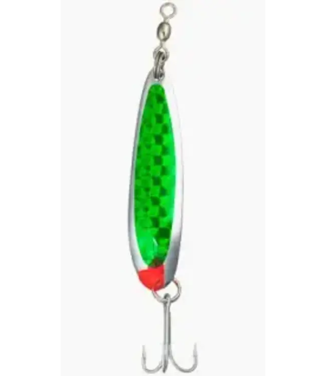 LUHR JENSEN LUHR-JENSEN KROCODILE SPOON 1/2OZ CHROME/FLUORESCENT GREEN PRISM