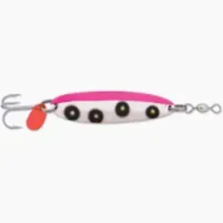 LUHR-JENSEN KROCODILE SPOON 1/2OZ FLUORESCENT PINK/CHARTREUSE UV