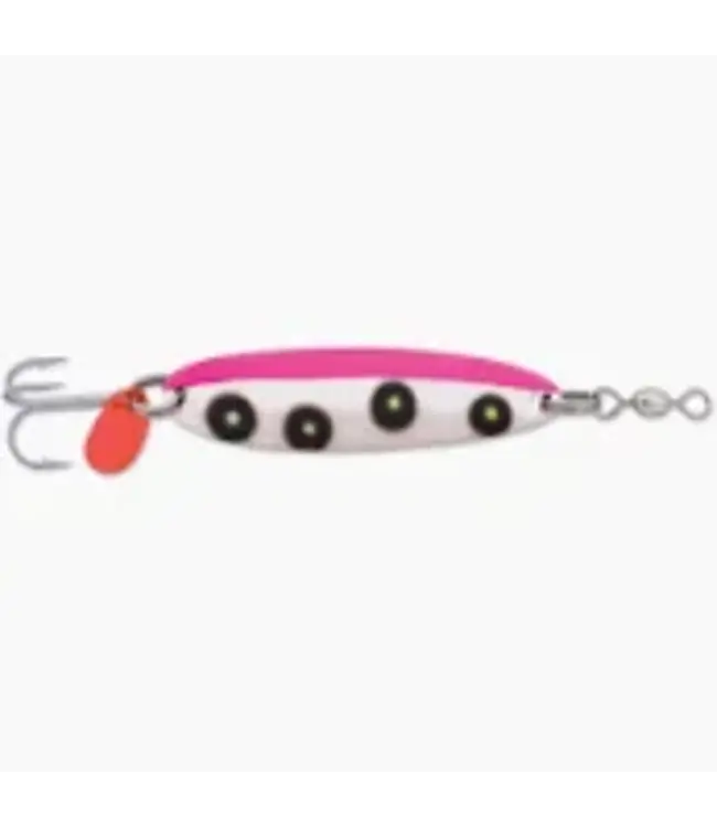 LUHR-JENSEN KROCODILE SPOON 1/2OZ FLUORESCENT PINK/CHARTREUSE UV