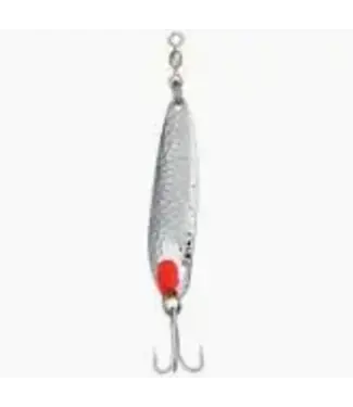 LUHR-JENSEN KROCODILE SPOON 5/8OZ HAMMERED CHROME