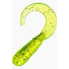 MR. TWISTER 2" Teenie Tail Chartreuse/Silver Flk 20/PK USES 1/16 OZ JIGHEAD (NOT INCLUDED)