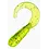 MR. TWISTER 2" Teenie Tail Chartreuse/Silver Flk 20/PK USES 1/16 OZ JIGHEAD (NOT INCLUDED)