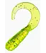 MR. TWISTER 2" Teenie Tail Chartreuse/Silver Flk 20/PK USES 1/16 OZ JIGHEAD (NOT INCLUDED)