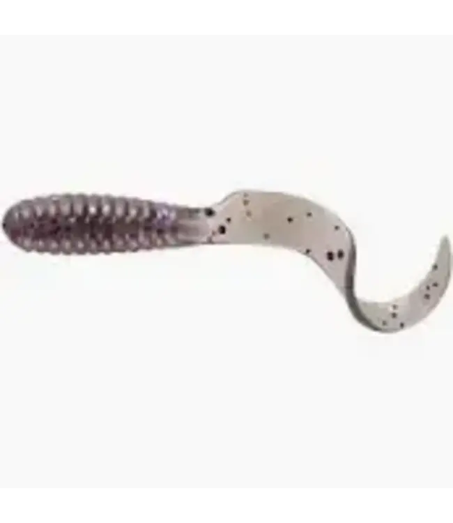 MR. TWISTER MR Twister 2" Teenie Tail Smoke/Purple Flake 20/PK USES 1/16 OZ JIGHEAD (NOT INCLUDED)