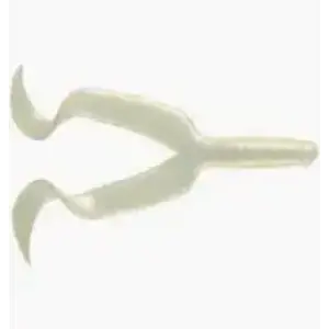 MISTER TWISTER MR TWISTER 4" DOUBLE TAIL WHITE 10PK