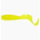 MISTER TWISTER MR. TWISTER 1" LIL BIT CURLY TAIL GRUB - YELLOW 20/PK USES 1/32 JIG HEAD (NOT INCLUDED)