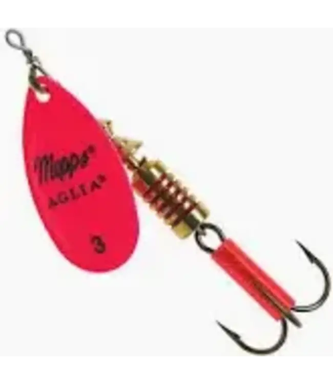 SHELDONS (MEPPS) MEPPS AGILA - PLAIN TREBLE 1/8OZ HOT PINK