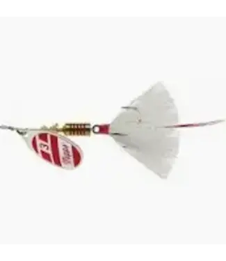 SHELDONS (MEPPS) MEPPS AGLIA DRESSED 1/8OZ, SILVER/RED & WHITE