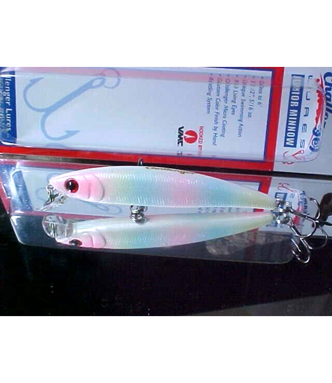 Challenger Lures JL120-032 CHALLENGER JR. MINNOW  3-1/2" 5/16 OZ MOTHER-OF-PEARL