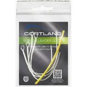 Cortland Cortland Slip-on Leader Loops Clear 50# 4Pack