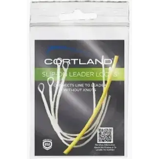 Cortland Cortland Slip-on Leader Loops Clear 50# 4Pack