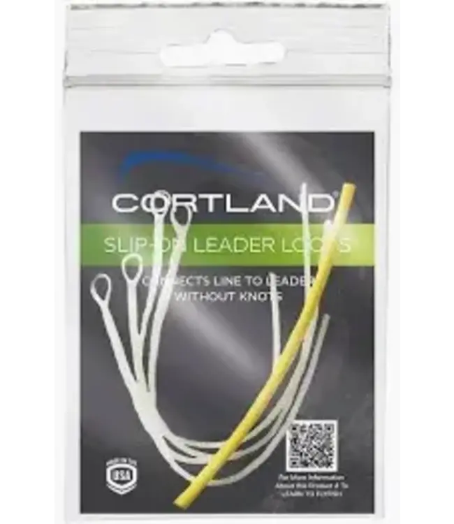 Cortland Cortland Slip-on Leader Loops Clear 50# 4Pack