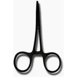 Wapsi 5" CURVED BLACK FORCEPS