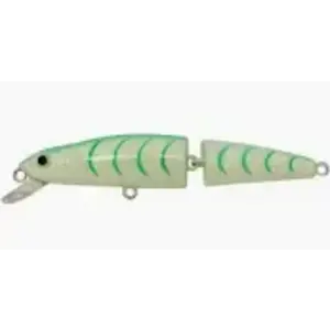 Challenger Plastic Products MG008-T07   CHALLENGER JR JOINTED MINNOW 3 1/2” 5/16 OZ GLOW GREEN