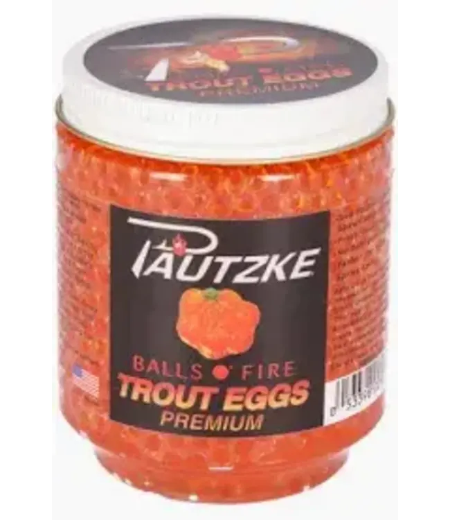 PAUTZKE BAIT CO., INC. Pautzke Bait BALLS O' FIRE - Trout Eggs Premium 8 OZ