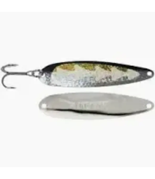 (NSH1CIUV29)  MICHIGAN STINGER - STINGRAY - SILVER HAMMERED - BLACK WIGGLE UV