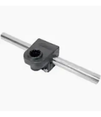 SCOTTY Rail Mounting Adapter, Black, 7/8" Round Rail