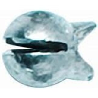WRIGHT & MCGILL CO. EAGLE CLAW SZ-4 NON-LEAD REMOVABLE SPLIT-SHOT SINKERS 8/BAG