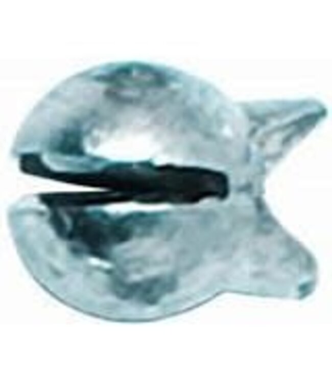 WRIGHT & MCGILL CO. EAGLE CLAW SZ-4 NON-LEAD REMOVABLE SPLIT-SHOT SINKERS 8/BAG