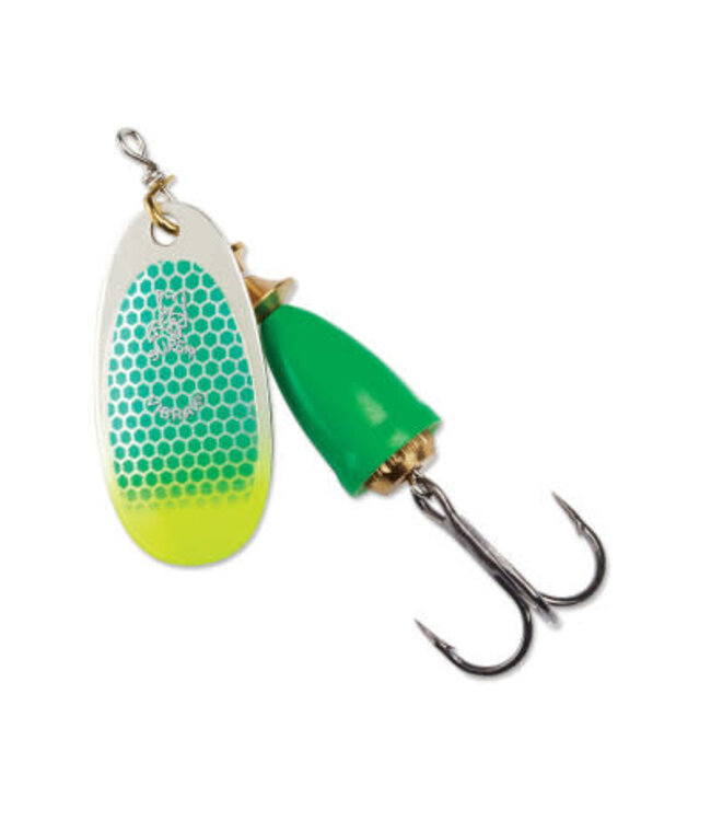 Blue Fox BLUE FOX LURES VIBRAX 7/64 GREEN SCALE CHARTREUSE TIP UV