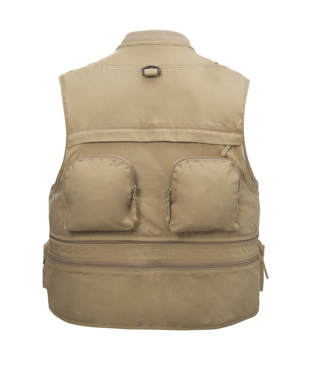 SLUMBERJACK SJK JIG 24 POCKET CONVERTIBLE FISHING VEST KHAKI