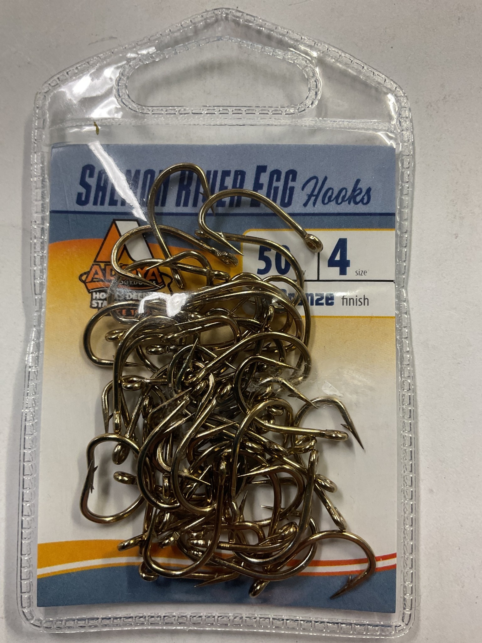 Addya Outdoors Inc. ADDYA SALMON RIVER EGG HOOKS SZ 4 50PK - All Seasons Sports, Inc Addya Outdoors Inc. ADDYA SALMON RIVER EGG HOOKS SZ 4 50PK - All Seasons Sports, Inc