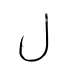 Addya Outdoors Inc. ADDYA STEEL-BUG HOOK, STRAIGHT RING FAST STRIKE POWER POINT SZ 4 100PK