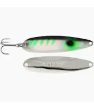 (NS276UV)  MICHIGAN STINGER - STINGRAY - SILVER SMOOTH - UV GRN ALEWIFE