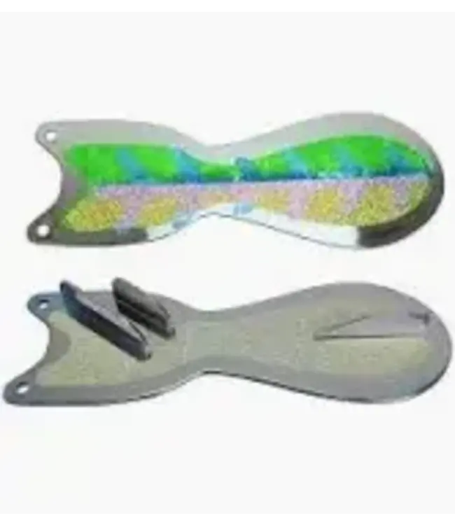 (SD70959-8) DREAMWEAVER SPIN DOCTOR FLASHER 8" CHROME GREEN STUD