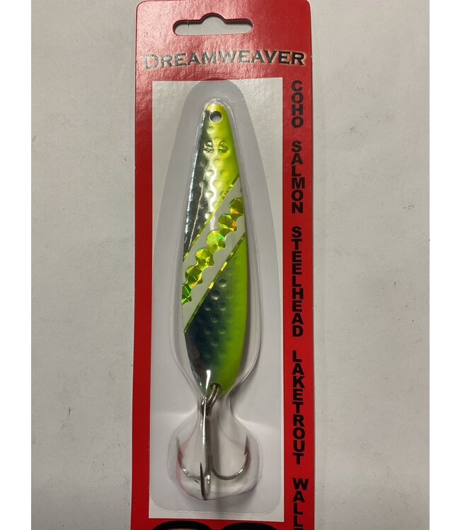 DREAMWEAVER LURE COMPANY (SS1314) DREAMWEAVER SUPER SLIM SPOON LEMON ICE
