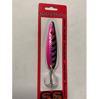 DREAMWEAVER LURE COMPANY (SS1802H) DDREAMWEAVER SUPER SLIM SPOON EMERALD ALEWIFE (HOLOGRAPHIC)