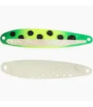 DREAMWEAVER LURE COMPANY DREAMWEAVER EXTENDED GLOW SERIES SPOON - GLOW FROG WHITE BELLY (DW0503)
